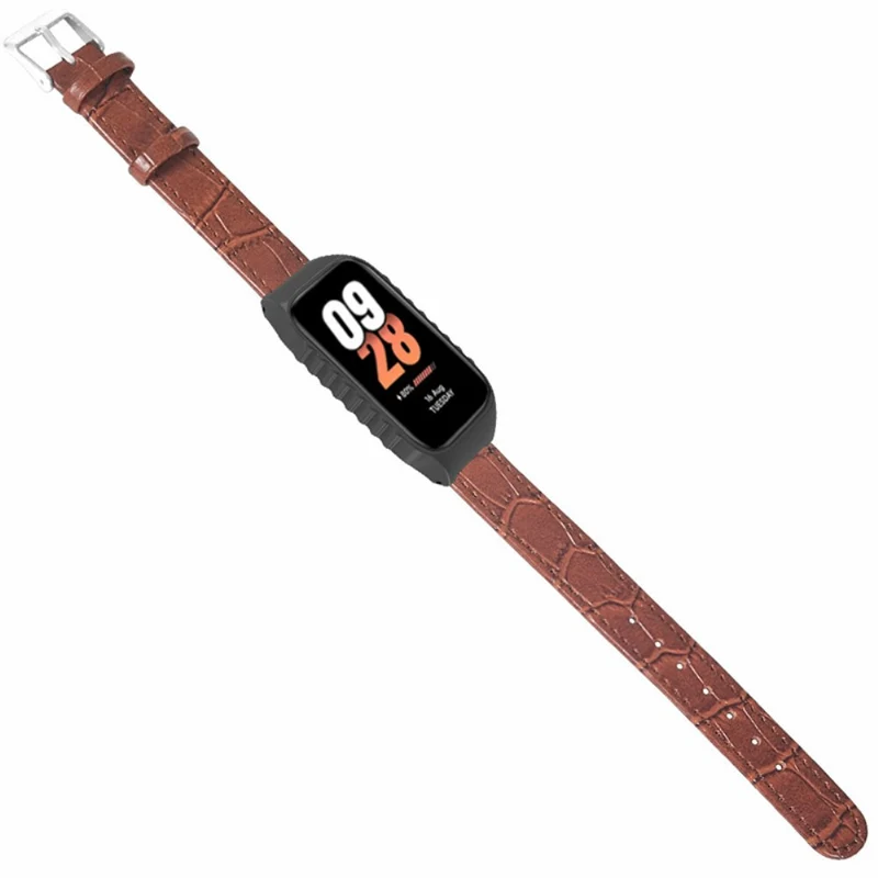 Xiaomi Smart Band 8 Active Watch Band Bamboo Texture Wrist Strap with Watch Case