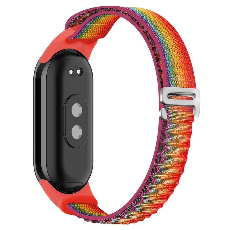 KALEBOL KLB-GSNL-001 Xiaomi Smart Band 8 Watch Strap Alpine Wrist Band with Watch Case - Rainbow