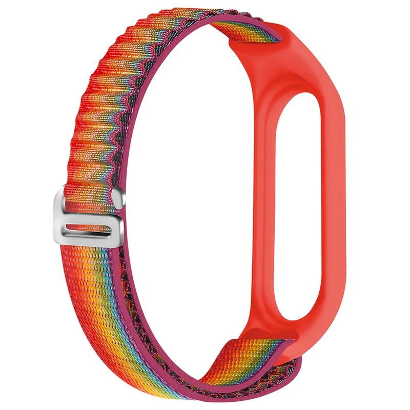 KALEBOL KLB-GSNL-001 Xiaomi Smart Band 8 Watch Strap Alpine Wrist Band with Watch Case - Rainbow