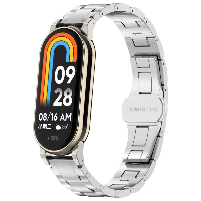 Xiaomi Smart Band 8 Titanium Metal Strap Watch Bracelet Straps Replacement