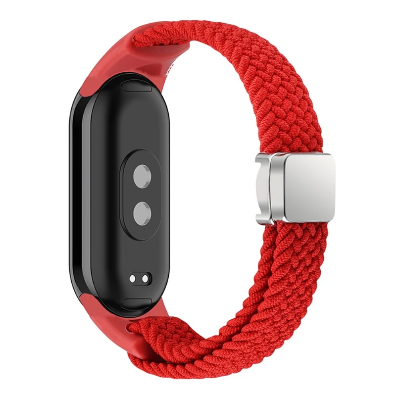 Magnetic Braided Nylon Strap Xiaomi Smart Band 8 Replacement Watch Band - Denim Color