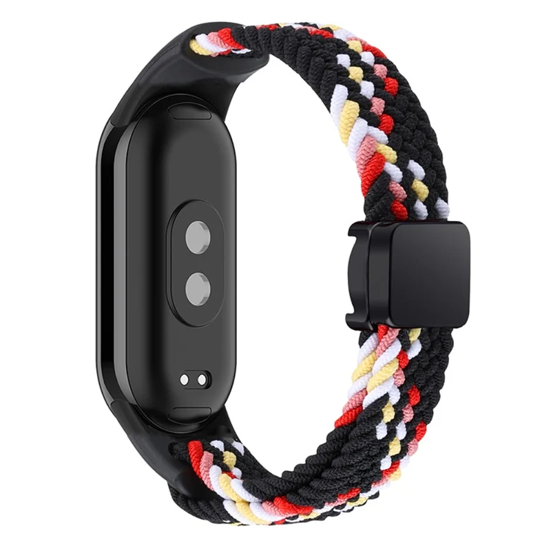 Magnetic Braided Nylon Strap Xiaomi Smart Band 8 Replacement Watch Band - Denim Color