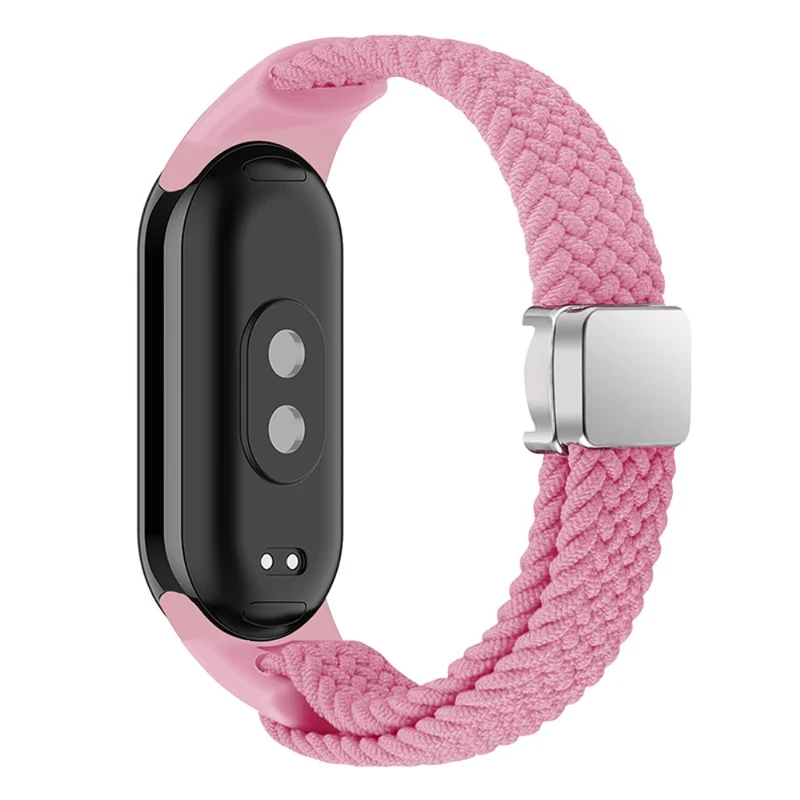 Magnetic Braided Nylon Strap Xiaomi Smart Band 8 Replacement Watch Band - Denim Color