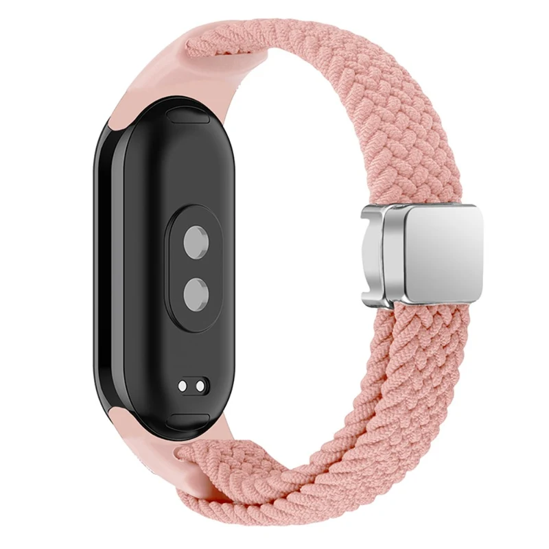 Magnetic Braided Nylon Strap Xiaomi Smart Band 8 Replacement Watch Band - Denim Color