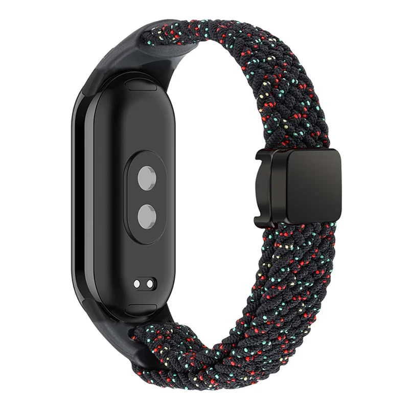 Magnetic Braided Nylon Strap Xiaomi Smart Band 8 Replacement Watch Band - Denim Color