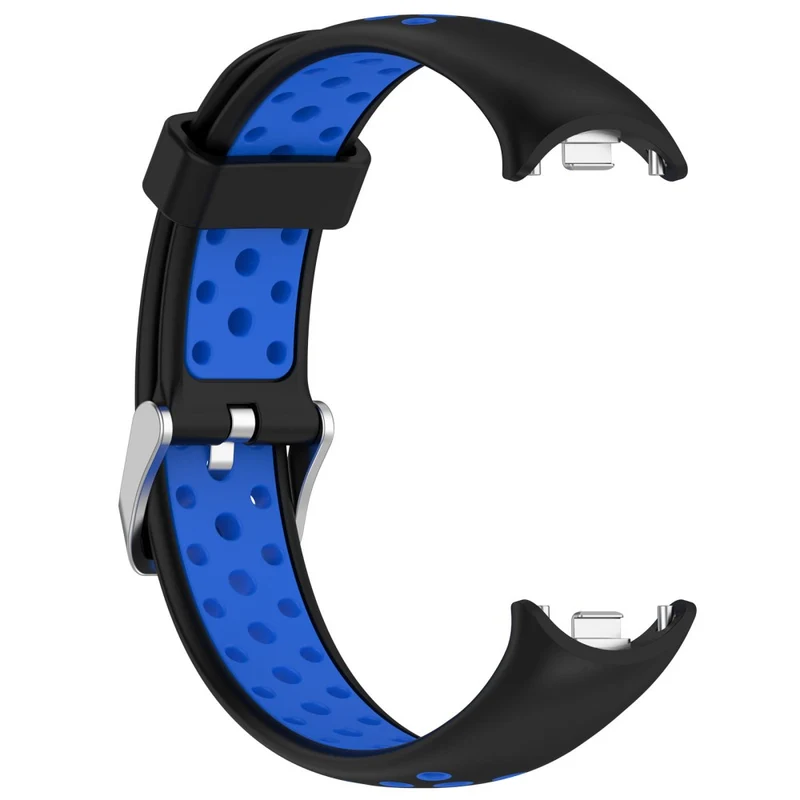 KALEBOL KLB-SSGJ-001 Xiaomi Smart Band 8 Silicone Watch Band Waterproof Strap - Black+Yellow