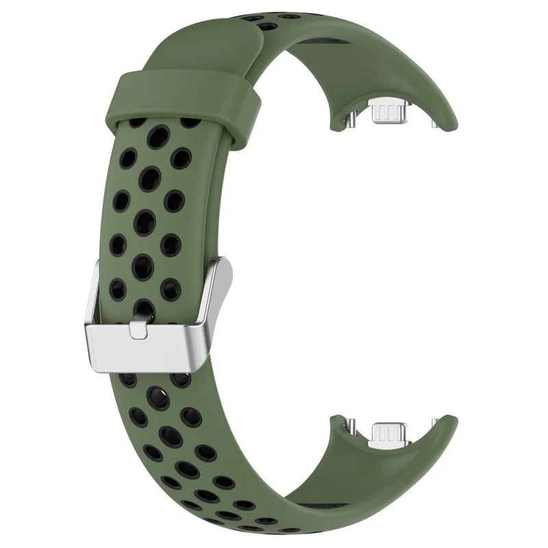 KALEBOL KLB-SSGJ-001 Xiaomi Smart Band 8 Silicone Watch Band Waterproof Strap - Black+Yellow