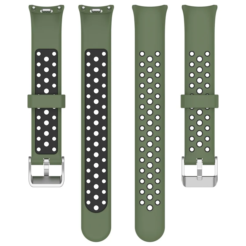 KALEBOL KLB-SSGJ-001 Xiaomi Smart Band 8 Silicone Watch Band Waterproof Strap - Black+Yellow