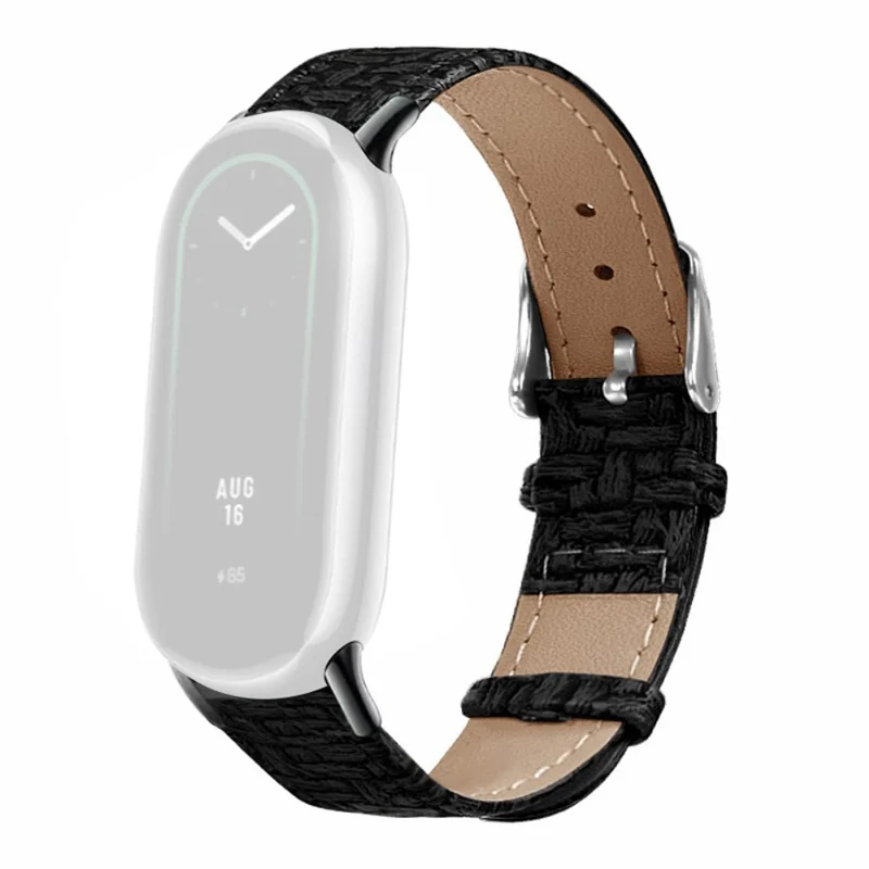 Xiaomi Smart Band 8 / Smart Band 8 NFC Wrist Strap Woven Texture Cowhide Leather Band