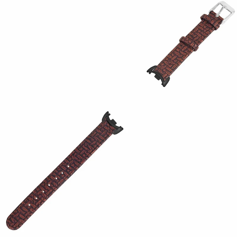 Xiaomi Smart Band 8 / Smart Band 8 NFC Wrist Strap Woven Texture Cowhide Leather Band
