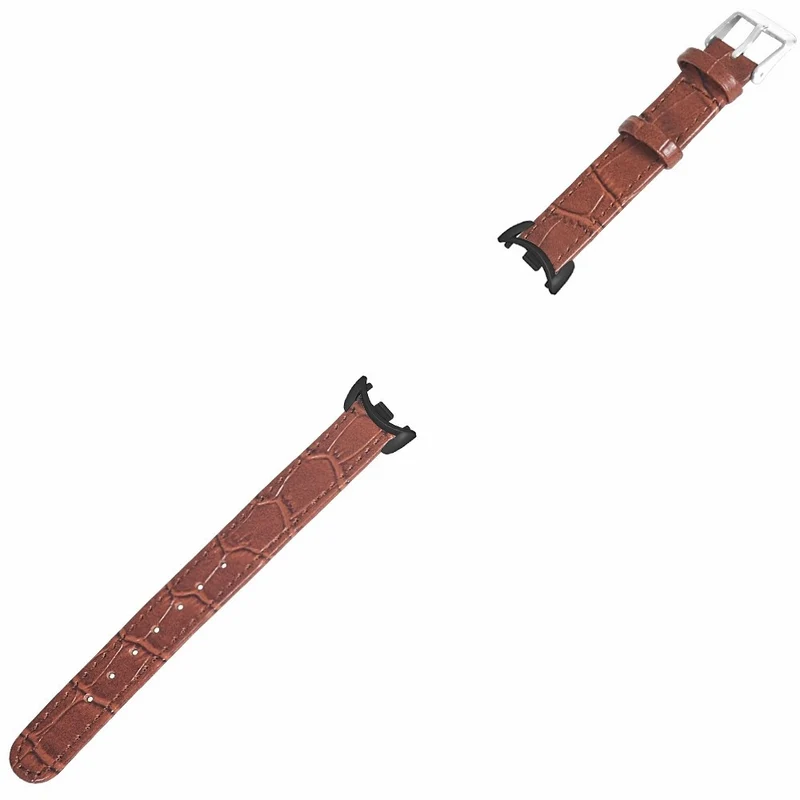 Xiaomi Smart Band 8 / Smart Band 8 NFC Replacement Strap Bamboo Texture Cowhide Leather Band