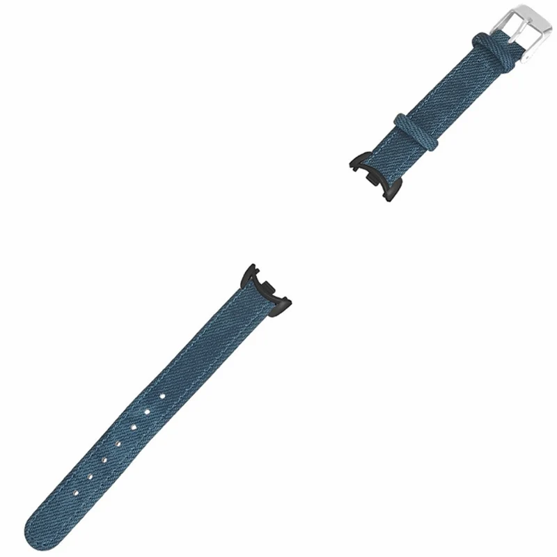 Xiaomi Smart Band 8 / Smart Band 8 NFC Strap Denim Texture Cowhide Leather Band