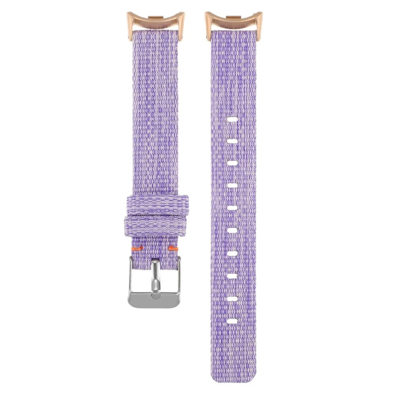 Xiaomi Smart Band 8 Nylon Watch Strap Adjustable Wrist Band Replacement - Light Purple