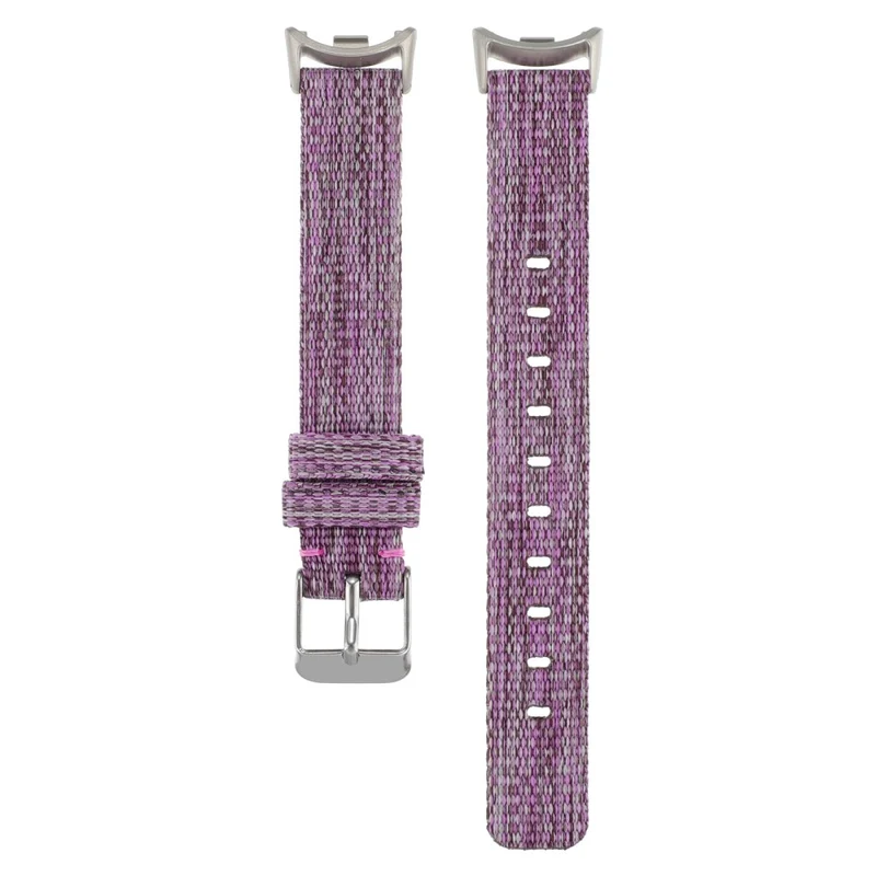Xiaomi Smart Band 8 Nylon Watch Strap Adjustable Wrist Band Replacement - Light Purple
