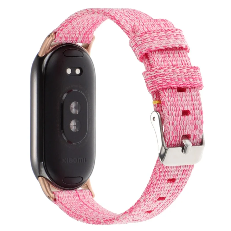Xiaomi Smart Band 8 Nylon Watch Strap Adjustable Wrist Band Replacement - Light Purple