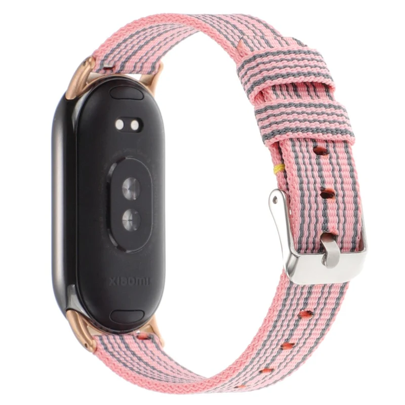 Xiaomi Smart Band 8 Nylon Watch Strap Adjustable Wrist Band Replacement - Light Purple