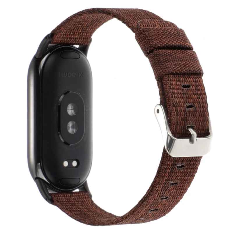 Xiaomi Smart Band 8 Nylon Watch Strap Adjustable Wrist Band Replacement - Light Purple