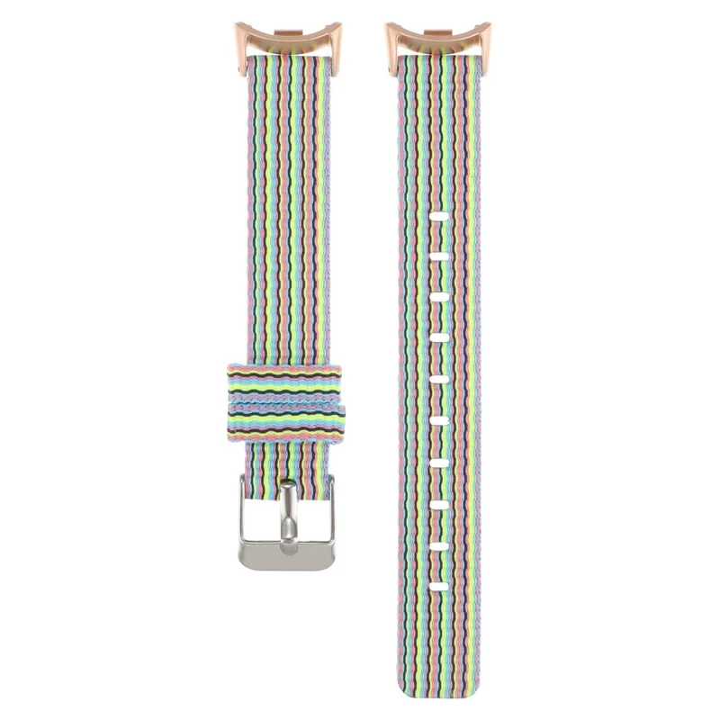 Xiaomi Smart Band 8 Nylon Watch Strap Adjustable Wrist Band Replacement - Light Purple
