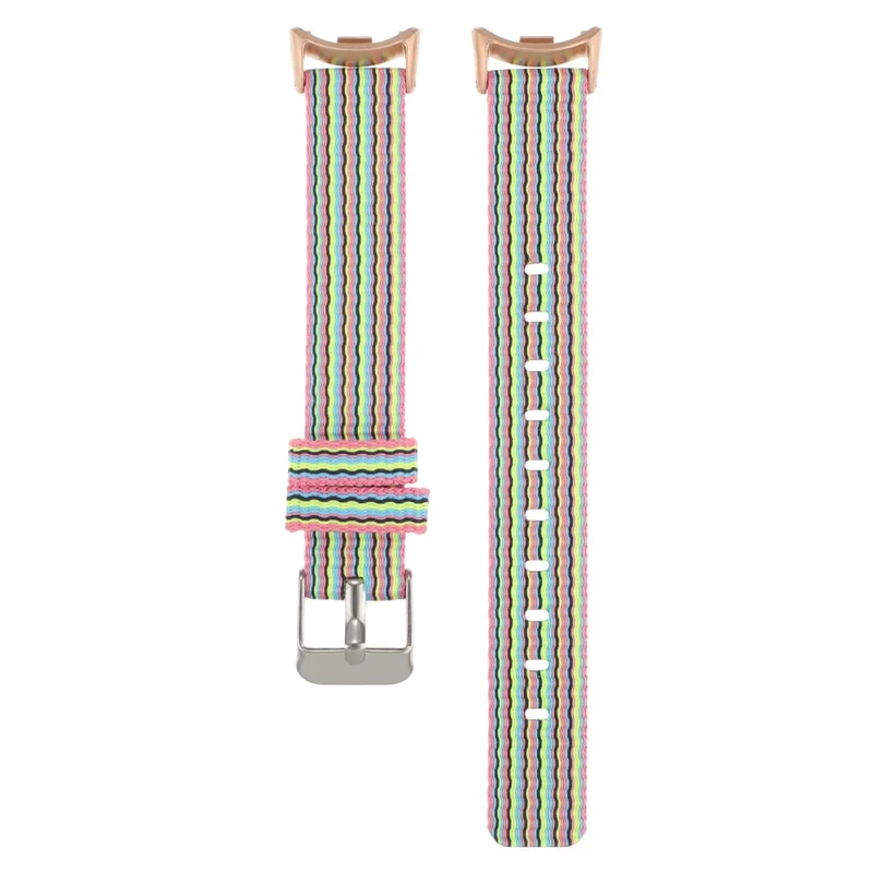 Xiaomi Smart Band 8 Nylon Watch Strap Adjustable Wrist Band Replacement - Light Purple
