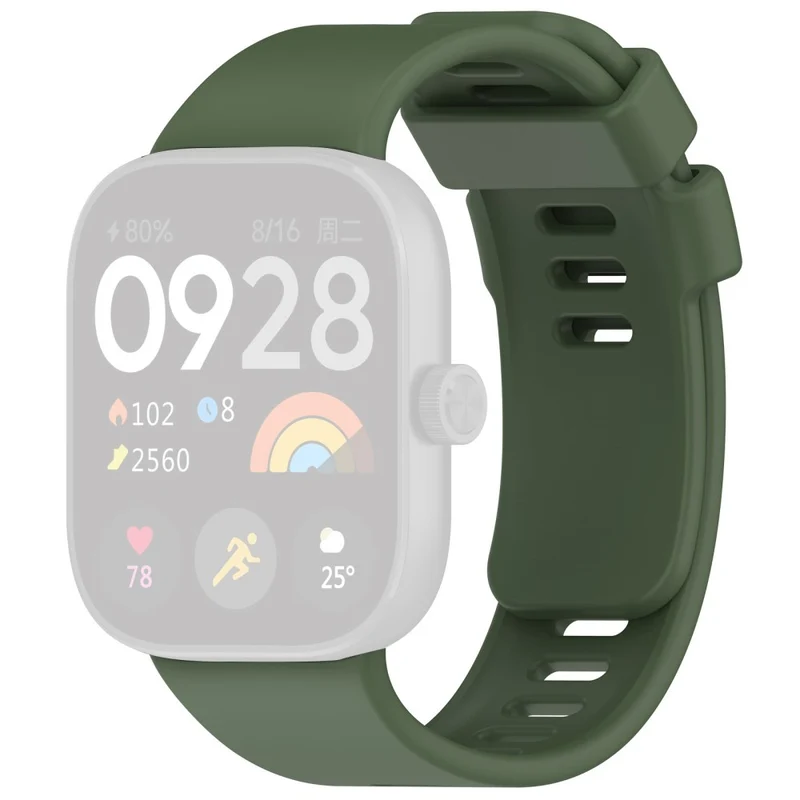 Xiaomi Redmi Watch 4 Silicone Watch Band Adjustable Wrist Strap