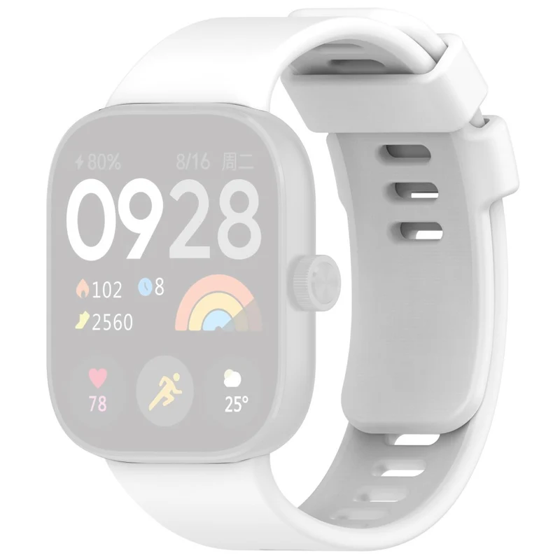 Xiaomi Redmi Watch 4 Silicone Watch Band Adjustable Wrist Strap