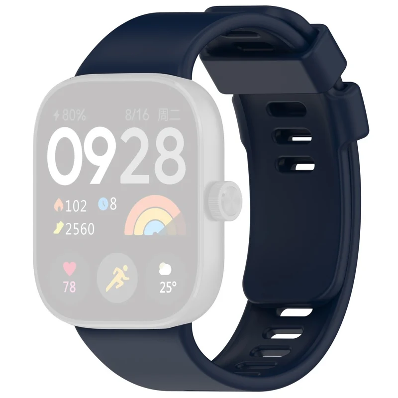 Xiaomi Redmi Watch 4 Silicone Watch Band Adjustable Wrist Strap