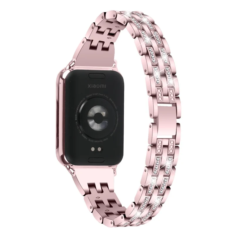Metal Watch Strap Xiaomi Redmi Watch 4 Bling Rhinestone Decor Bracelet Band