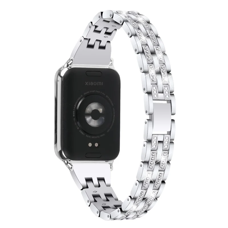 Metal Watch Strap Xiaomi Redmi Watch 4 Bling Rhinestone Decor Bracelet Band
