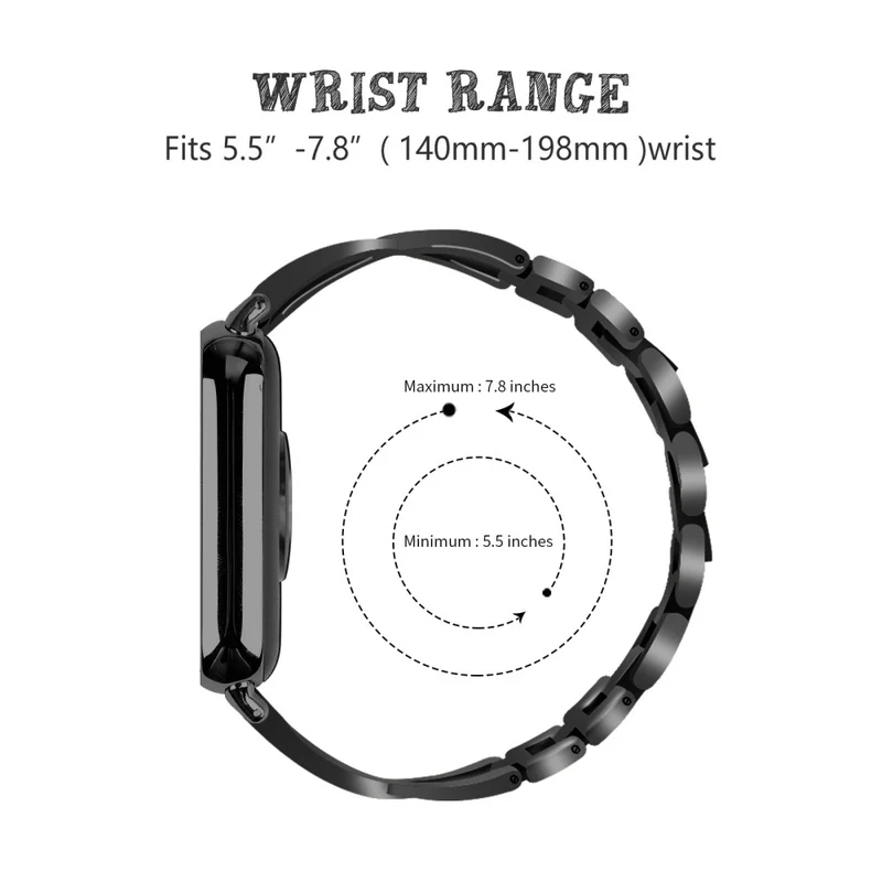Zinc Alloy Watch Strap Xiaomi Redmi Watch 4 Bling Rhinestone Decor Bracelet - Rose Gold