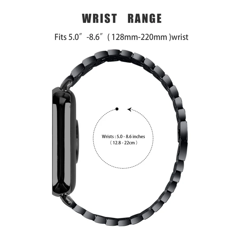 Xiaomi Redmi Watch 4 Zinc Alloy Watch Band Rhinestones Decor Women Replacement Strap - Pink Gold+Transparent