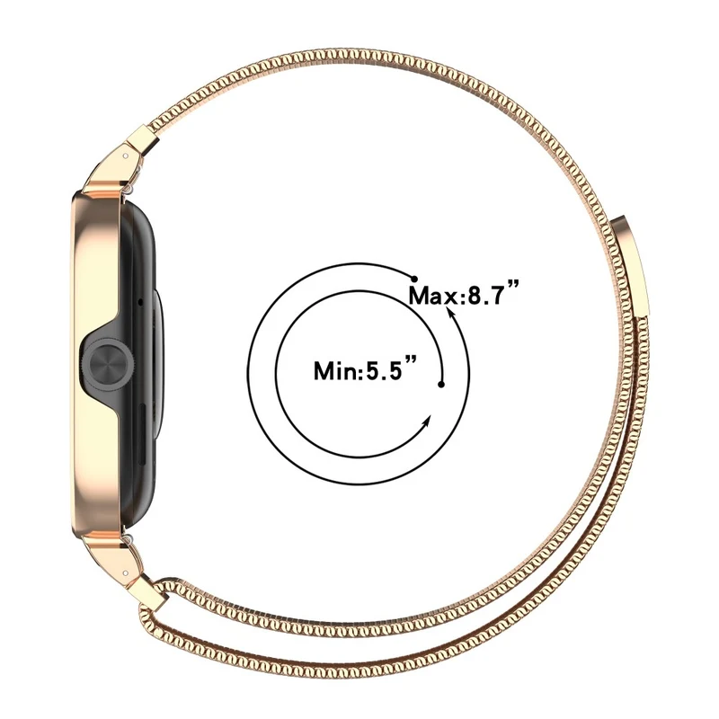 Xiaomi Redmi Watch 4 Stainless Steel Milanese Watch Strap with Metal Case