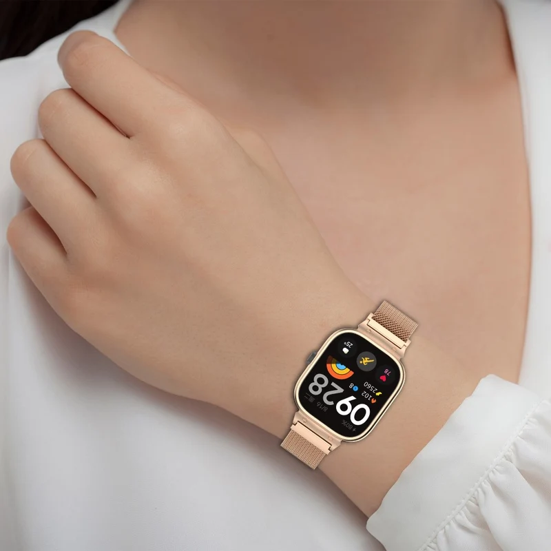 Xiaomi Redmi Watch 4 Stainless Steel Milanese Watch Strap with Metal Case