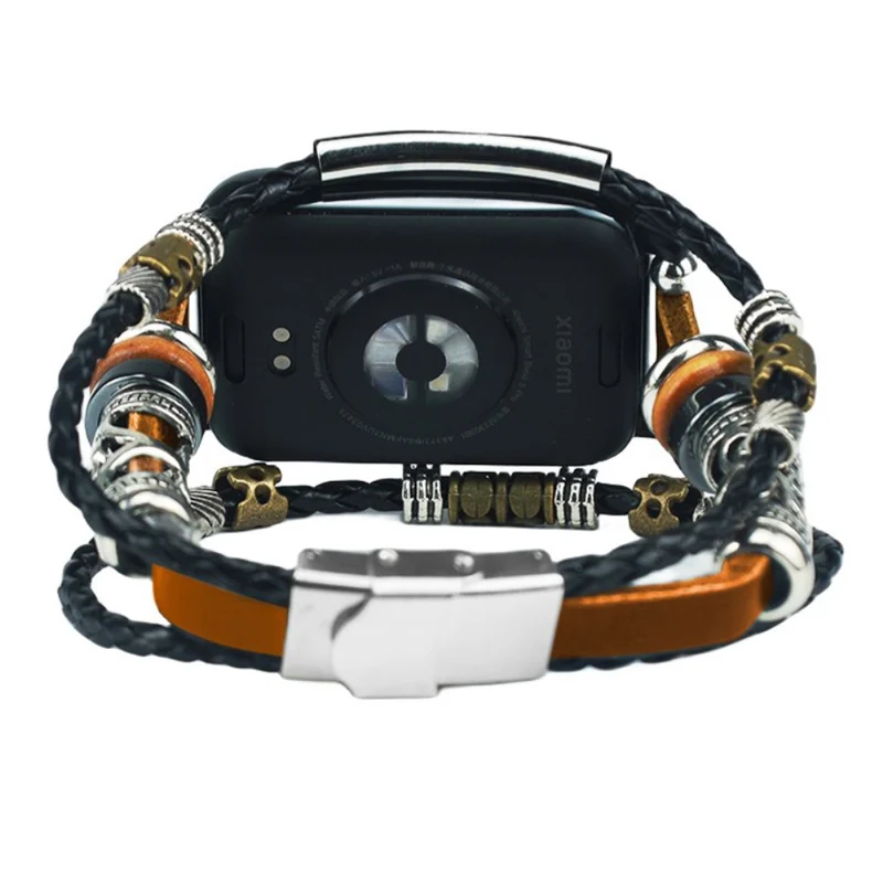 Xiaomi Redmi Watch 4 Watch Band Stylish Leather Braided Beaded DIY Bracelet