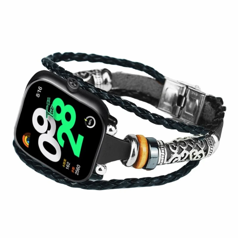 Xiaomi Redmi Watch 4 Watch Band Retro Stylish DIY Beaded Wrist Strap