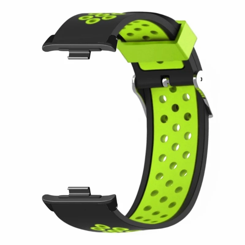 Xiaomi Redmi Watch 4 Dual Color Silicone Watch Band Wrist Strap - Black+Red
