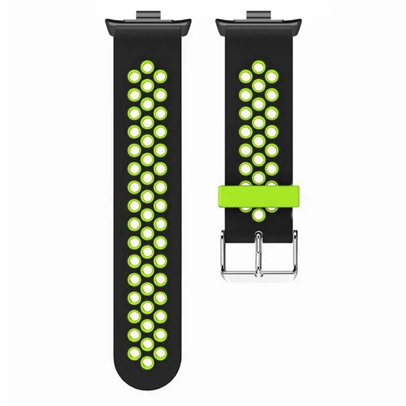 Xiaomi Redmi Watch 4 Dual Color Silicone Watch Band Wrist Strap - Black+Red