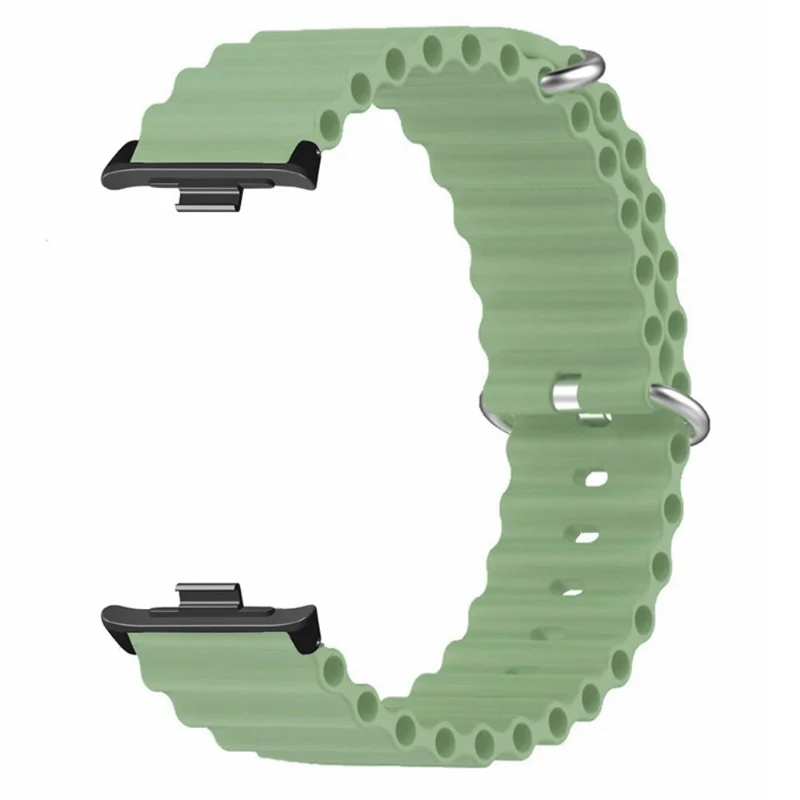 Xiaomi Redmi Watch 4 Silicone Watch Band Wrist Strap with Alloy Connector - Light Green