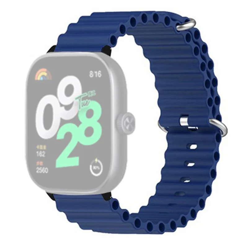 Xiaomi Redmi Watch 4 Silicone Watch Band Wrist Strap with Alloy Connector - Light Green