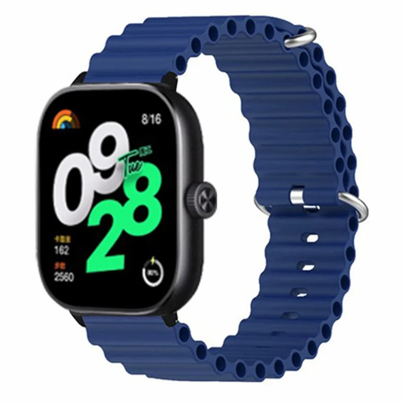 Xiaomi Redmi Watch 4 Silicone Watch Band Wrist Strap with Alloy Connector - Light Green