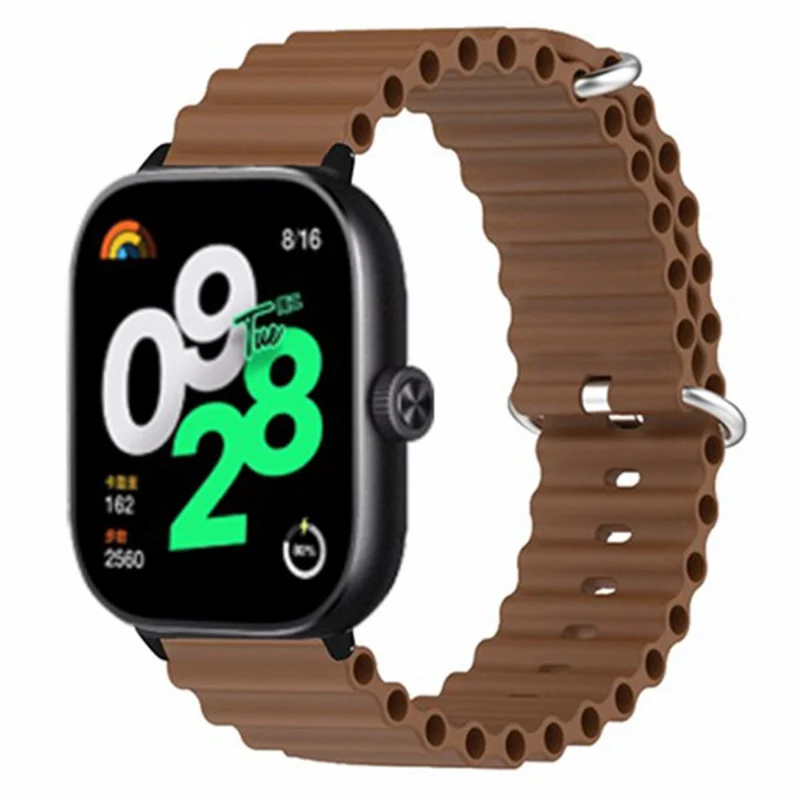 Xiaomi Redmi Watch 4 Silicone Watch Band Wrist Strap with Alloy Connector - Light Green