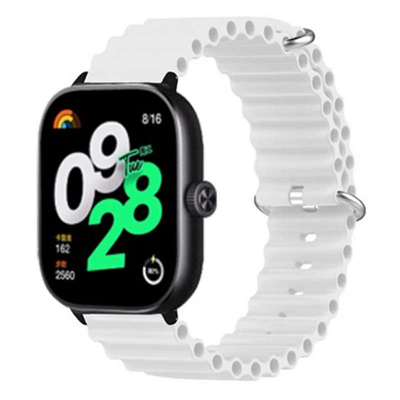 Xiaomi Redmi Watch 4 Silicone Watch Band Wrist Strap with Alloy Connector - Light Green
