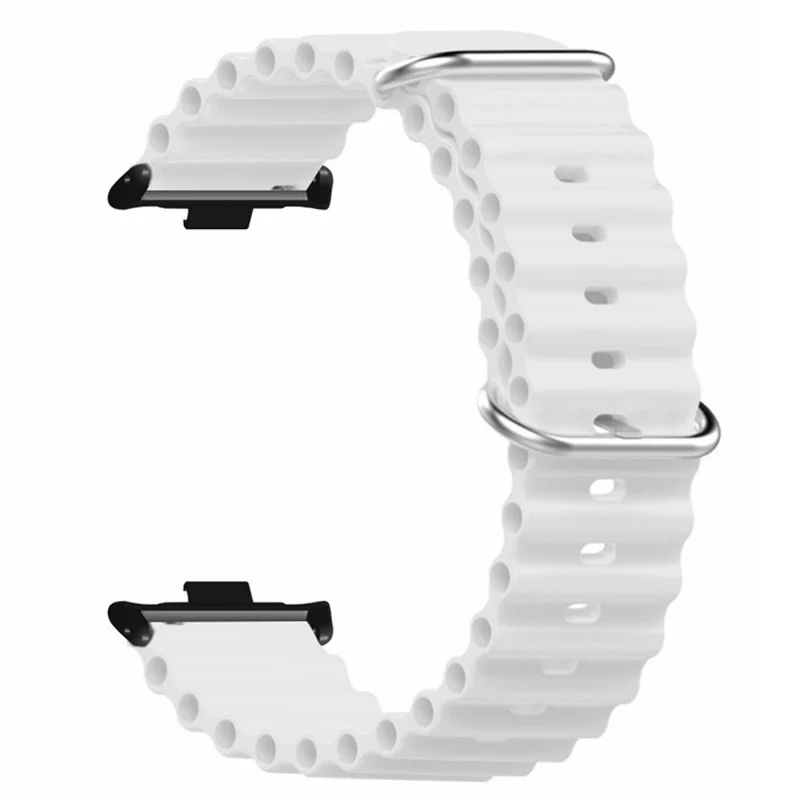 Xiaomi Redmi Watch 4 Silicone Watch Band Wrist Strap with Alloy Connector - Light Green