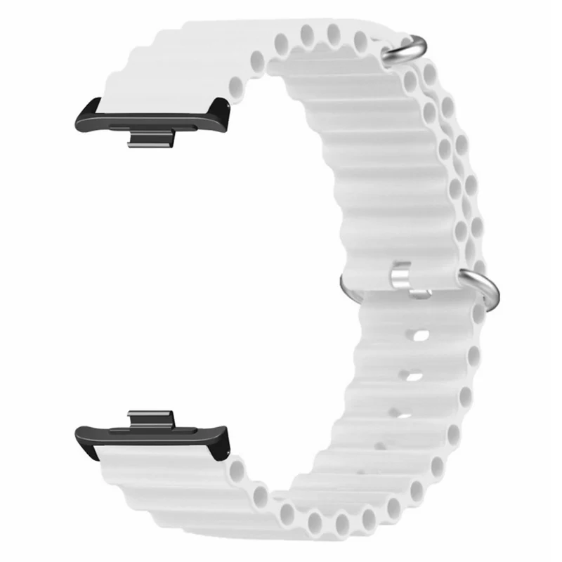 Xiaomi Redmi Watch 4 Silicone Watch Band Wrist Strap with Alloy Connector - Light Green