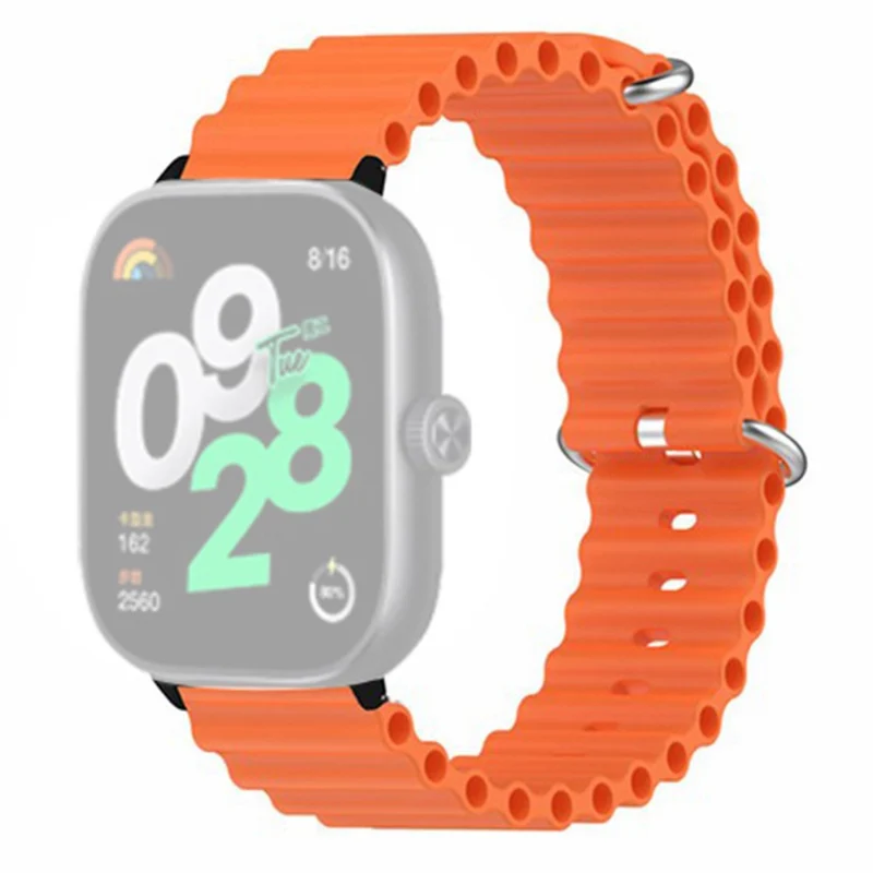 Xiaomi Redmi Watch 4 Silicone Watch Band Wrist Strap with Alloy Connector - Light Green