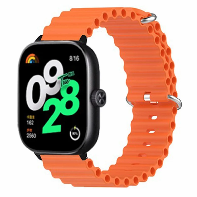 Xiaomi Redmi Watch 4 Silicone Watch Band Wrist Strap with Alloy Connector - Light Green