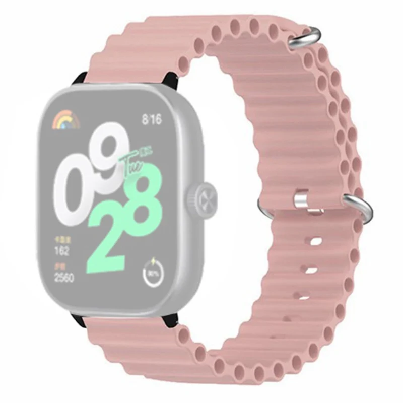 Xiaomi Redmi Watch 4 Silicone Watch Band Wrist Strap with Alloy Connector - Light Green
