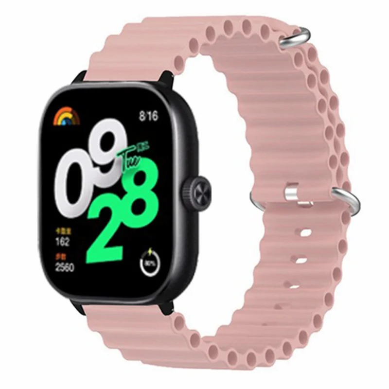 Xiaomi Redmi Watch 4 Silicone Watch Band Wrist Strap with Alloy Connector - Light Green
