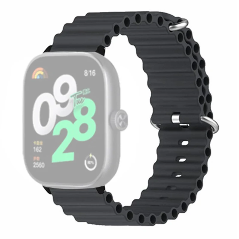Xiaomi Redmi Watch 4 Silicone Watch Band Wrist Strap with Alloy Connector - Light Green
