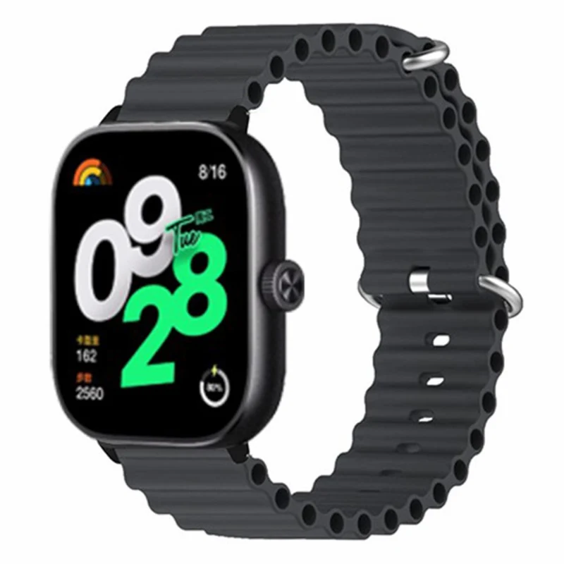 Xiaomi Redmi Watch 4 Silicone Watch Band Wrist Strap with Alloy Connector - Light Green