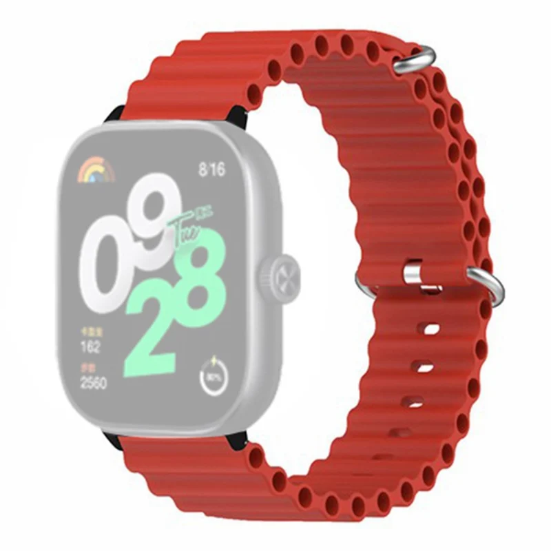 Xiaomi Redmi Watch 4 Silicone Watch Band Wrist Strap with Alloy Connector - Light Green